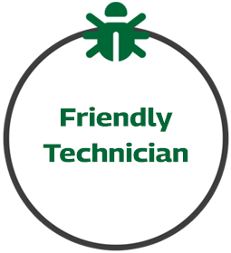 Friendly technician