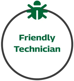 Friendly technician